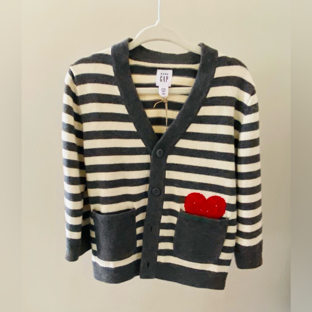 Baby Gap striped button down cardigan